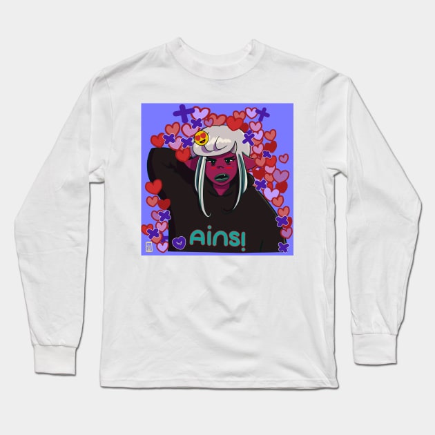 Ains! Lovely and cool demon girl Long Sleeve T-Shirt by limaBop